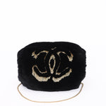 Ultra-Rare Chanel Fur and Chains Arm Warmer 2006 GHW