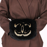 Ultra-Rare Chanel Fur and Chains Muff Bag 2006 GHW