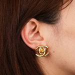 Chanel 1995 CC Turnlock Clip-On Earrings