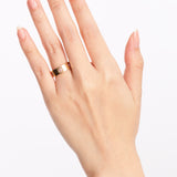 Cartier 18K Yellow Gold Pink Sapphire Love Ring, Size US 4