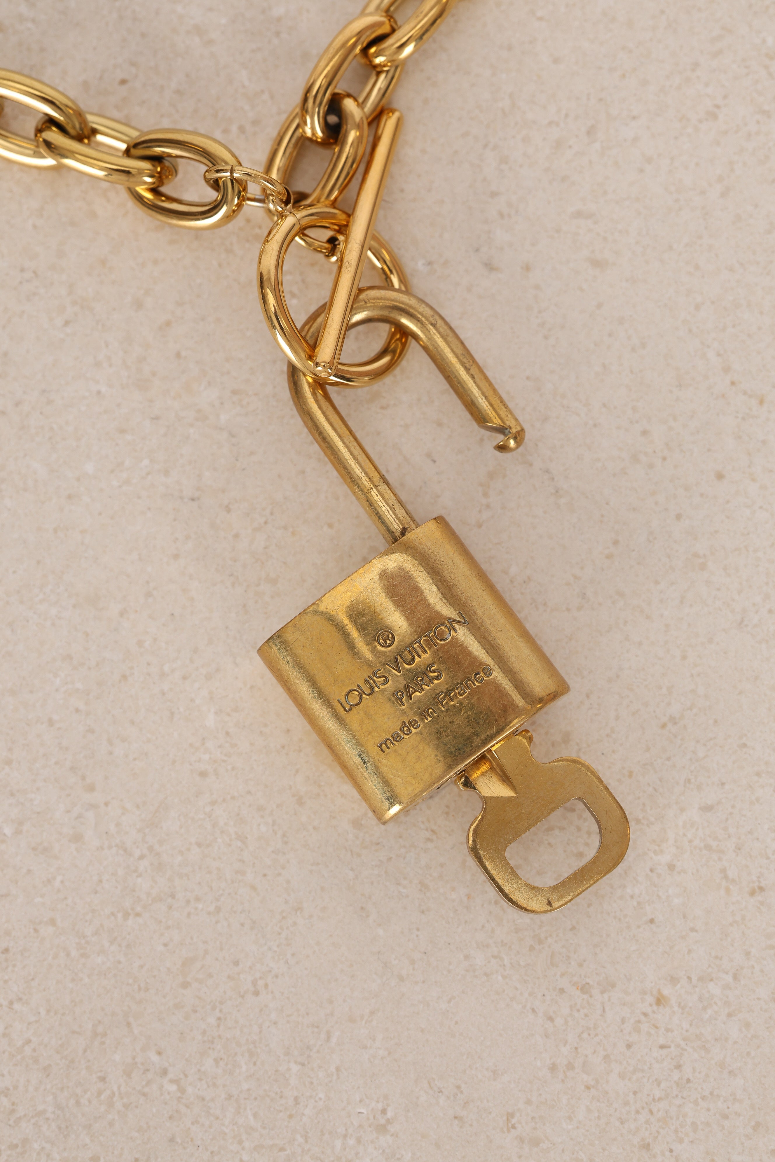 Louis Vuitton Lock & Key Necklace - Drop 12