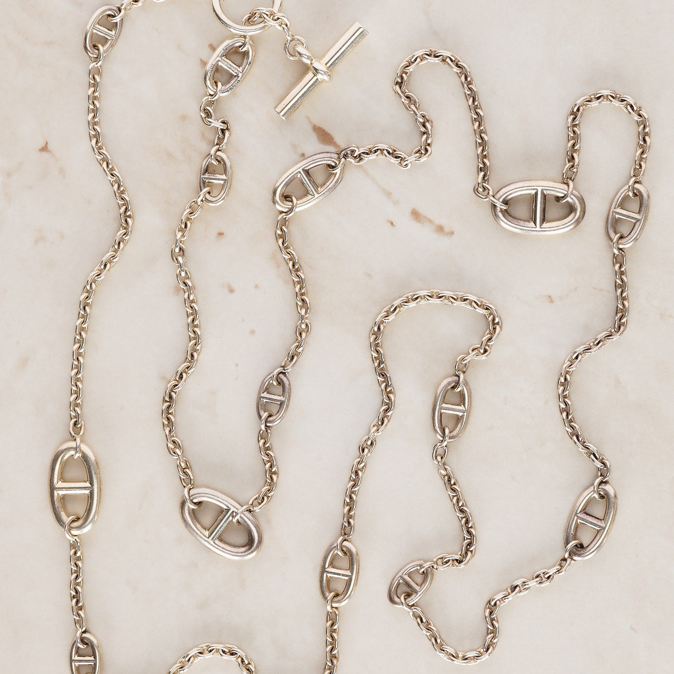 Hermès Farandole Long Necklace 120 (97.3g/925)