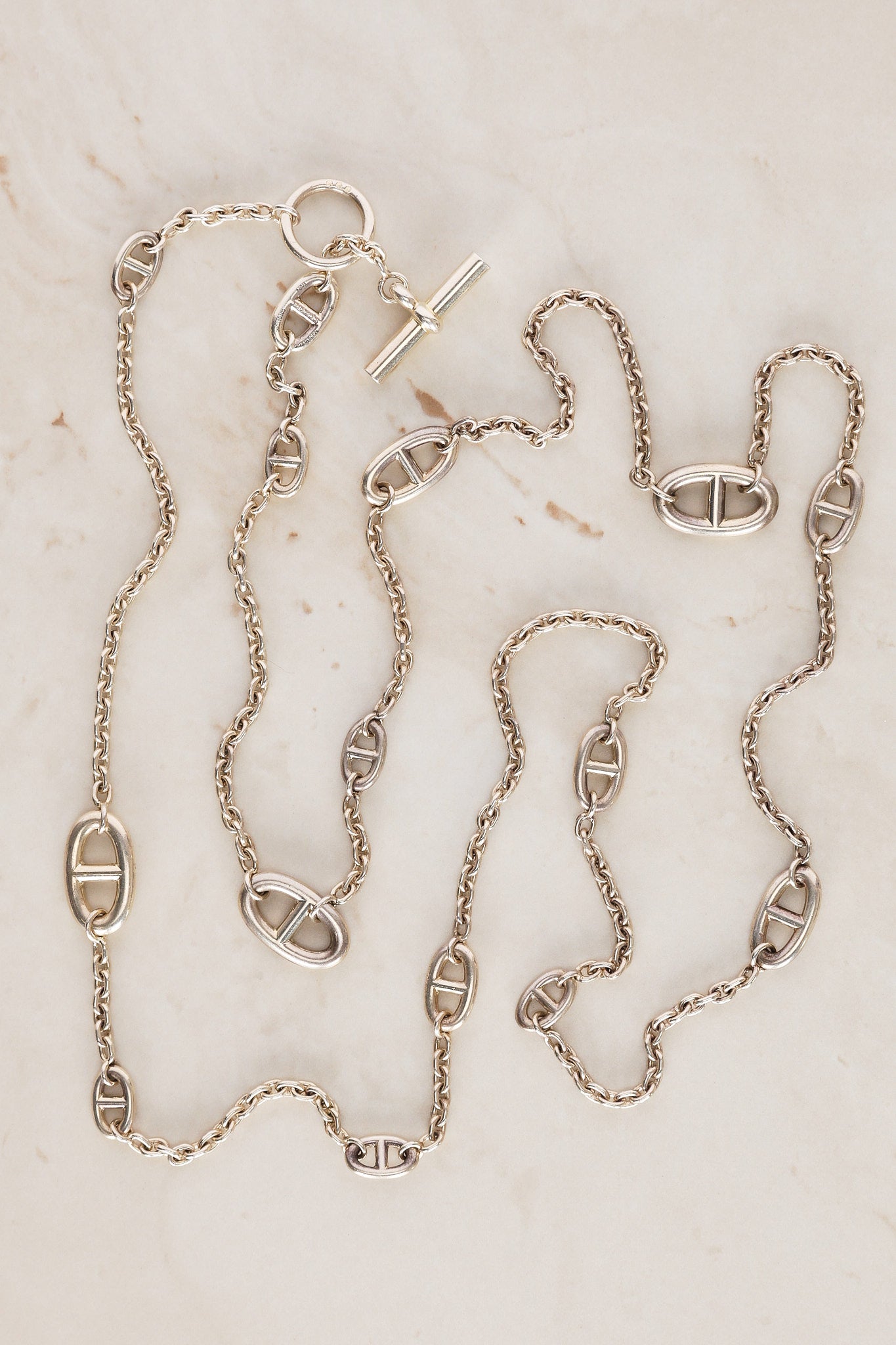 Hermès Farandole Long Necklace 120 (97.3g/925)