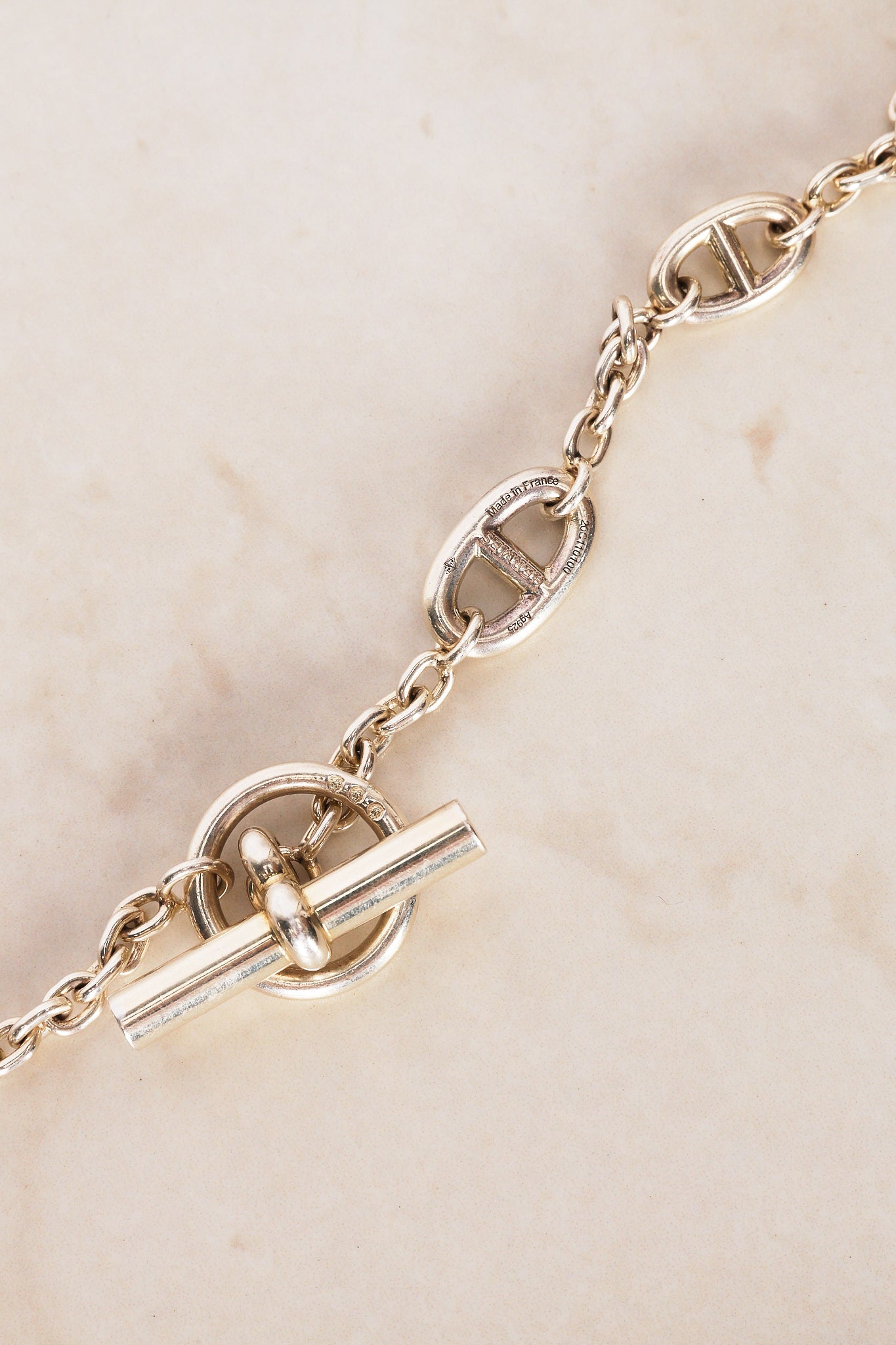 Hermès Farandole Long Necklace 120 (97.3g/925)
