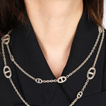 Hermès Farandole Long Necklace 120 (97.3g/925)