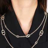 Hermès Farandole Long Necklace 120 (97.3g/925)