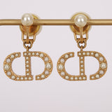 Dior CD Pearl Clip-On Earrings - Drop 23