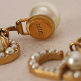 Dior CD Pearl Clip-On Earrings - Drop 23