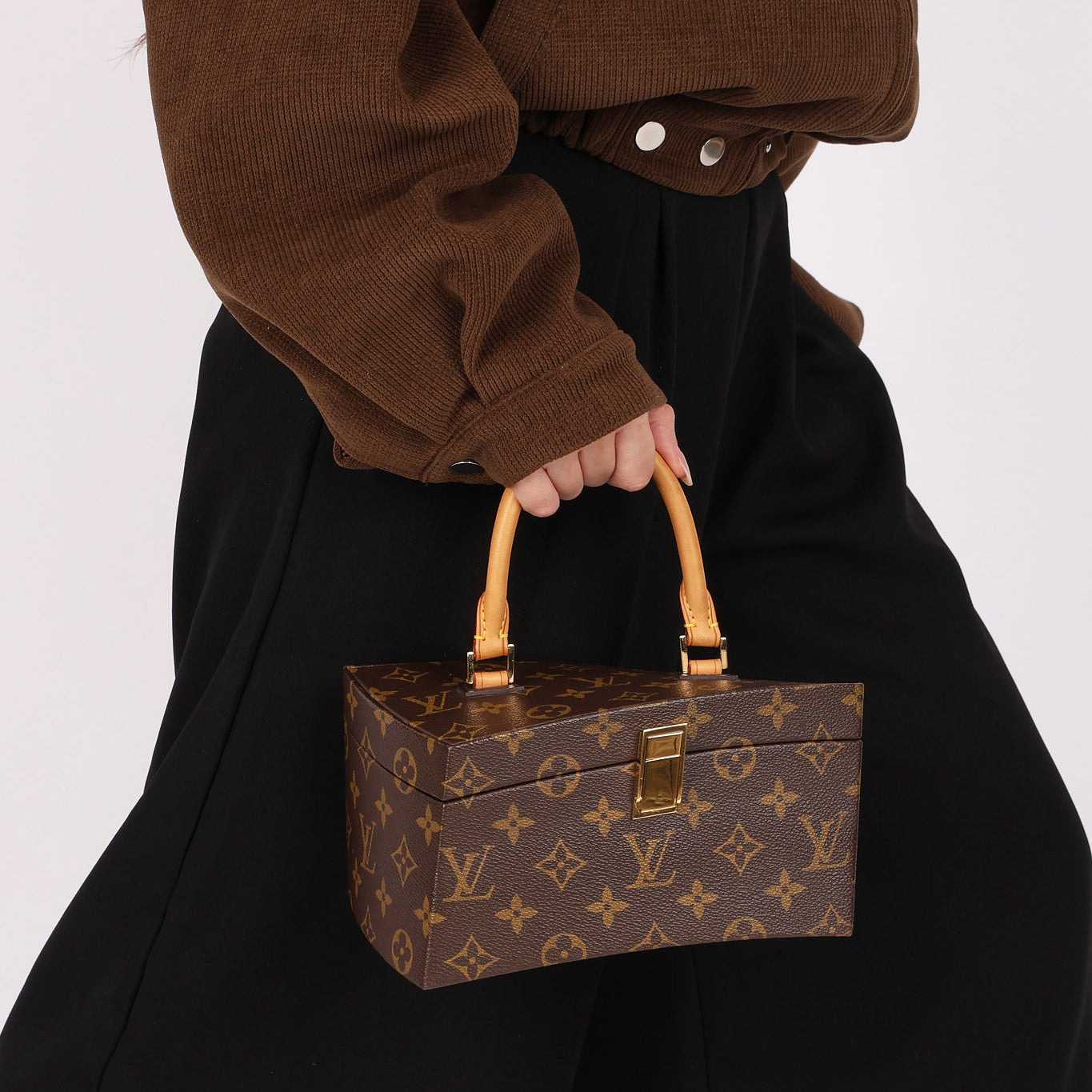 Limited Edition Louis Vuitton x Frank Gehry Monogram Twisted Box with Strap