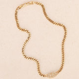 Dior Crystal CD Curb Choker