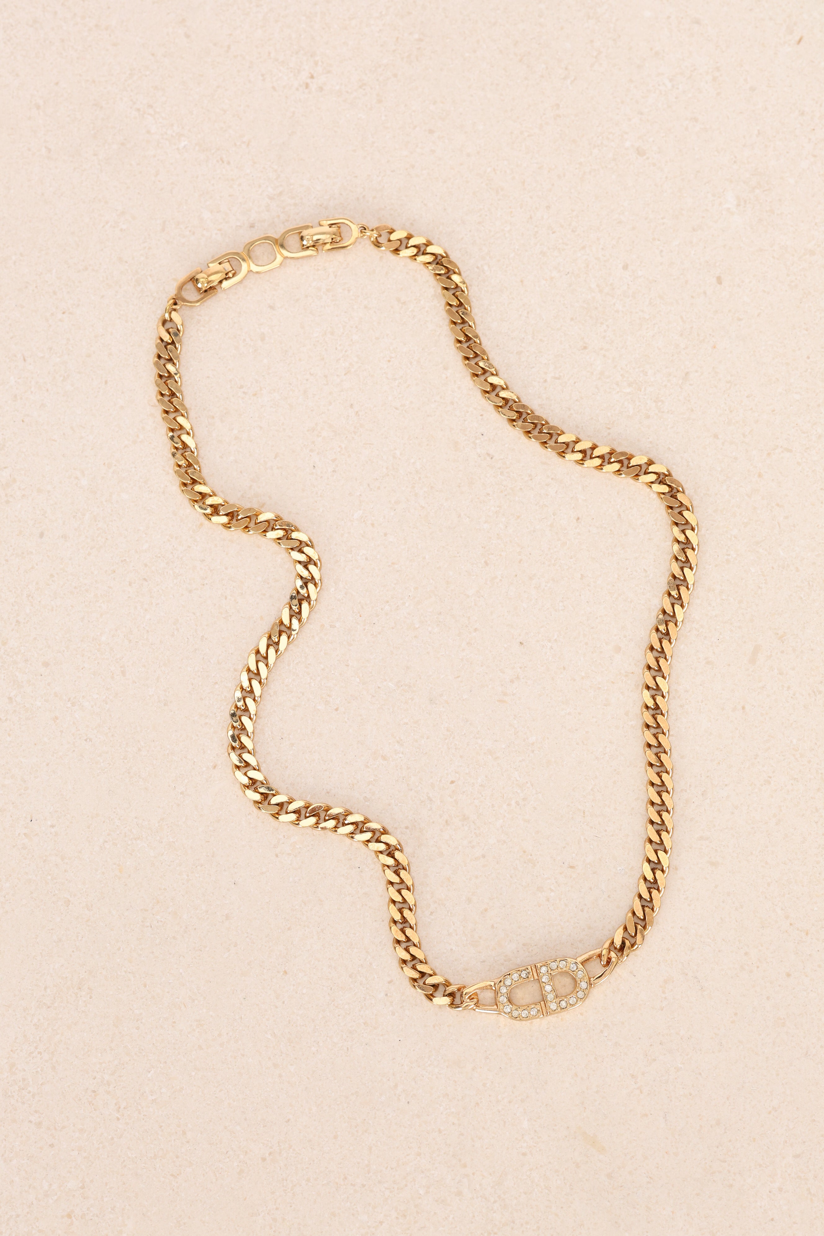 Dior Crystal CD Curb Choker