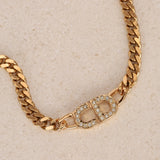 Dior Crystal CD Curb Choker