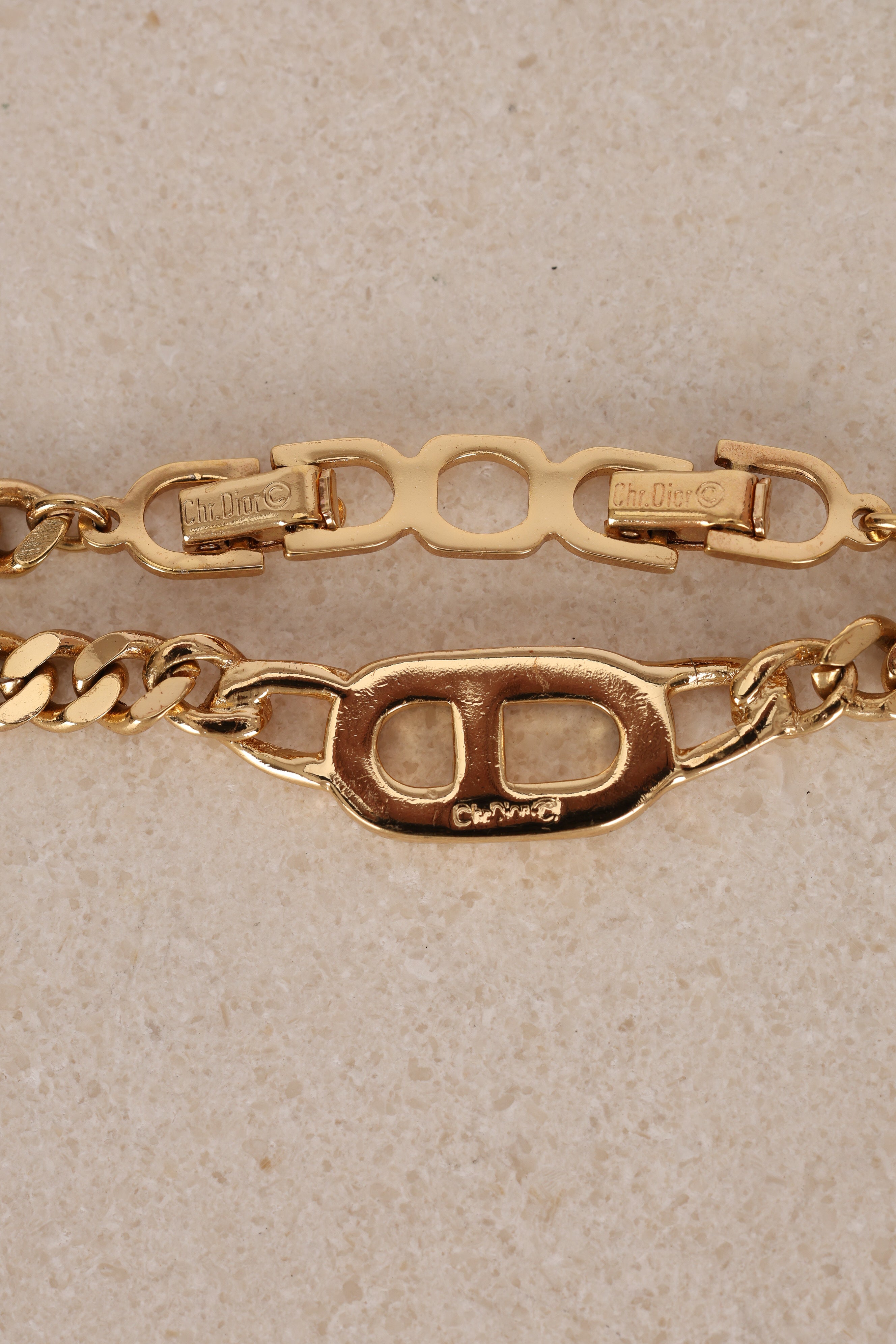 Dior Crystal CD Curb Choker