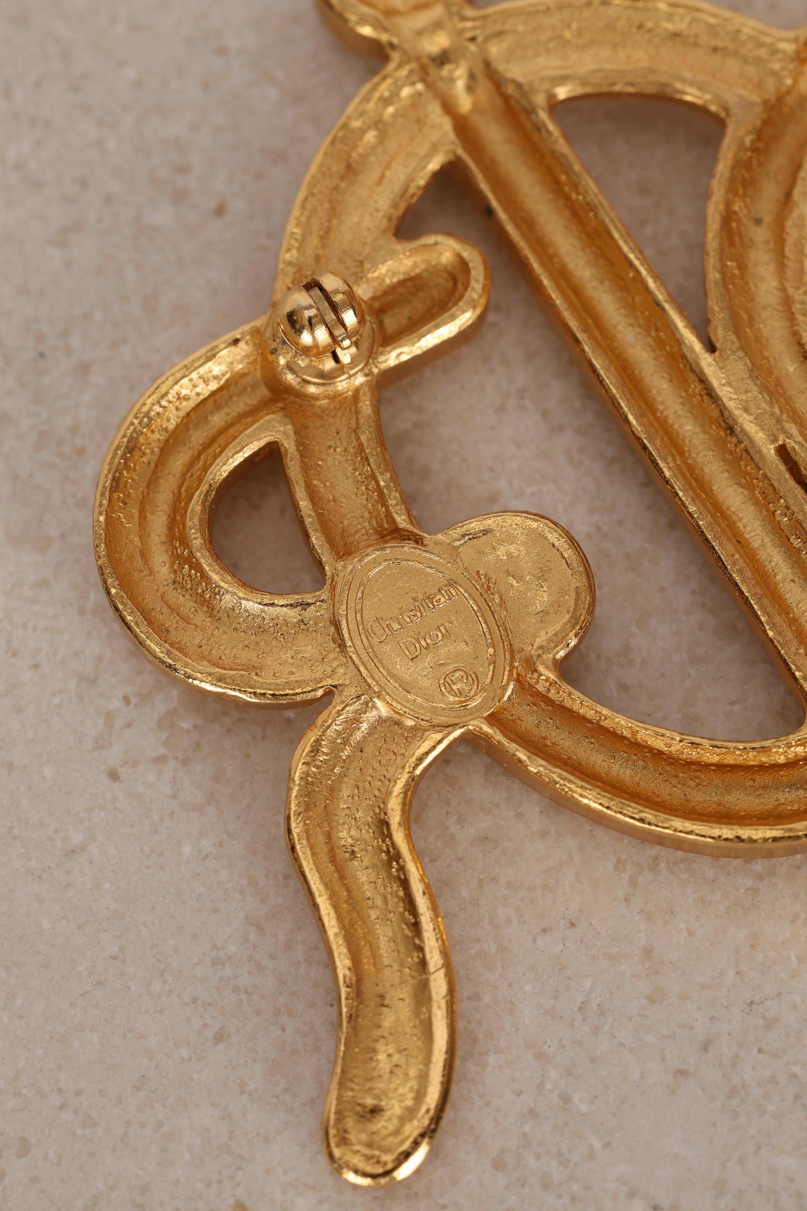 Dior Logo Rope Motif Brooch - Drop 16
