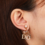 Dior Rose Logo Tribales Clip-On Earrings - Drop 25