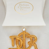 Dior Insignia Logo Brooch