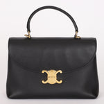 Celine Medium Nino Bag Black Grained Calfskin