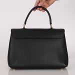 Celine Medium Nino Bag Black Grained Calfskin