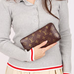 Louis Vuitton Monogram Watersnake Zippy Wallet