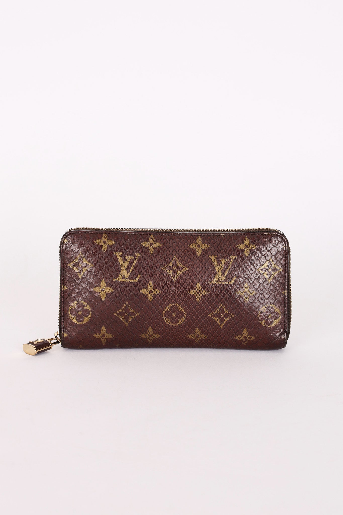 Louis Vuitton Monogram Watersnake Zippy Wallet