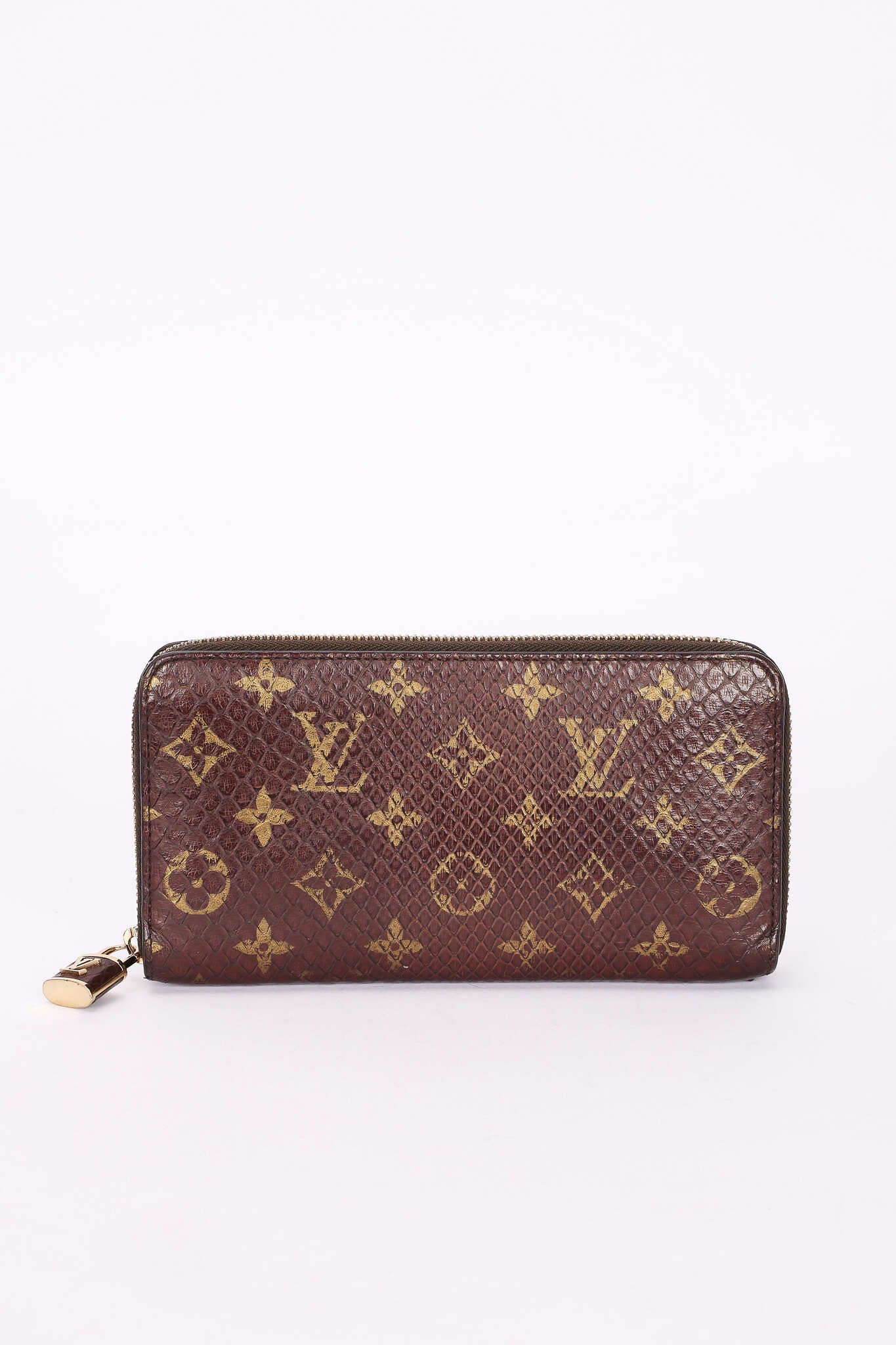 Louis Vuitton Monogram Watersnake Zippy Long Wallet