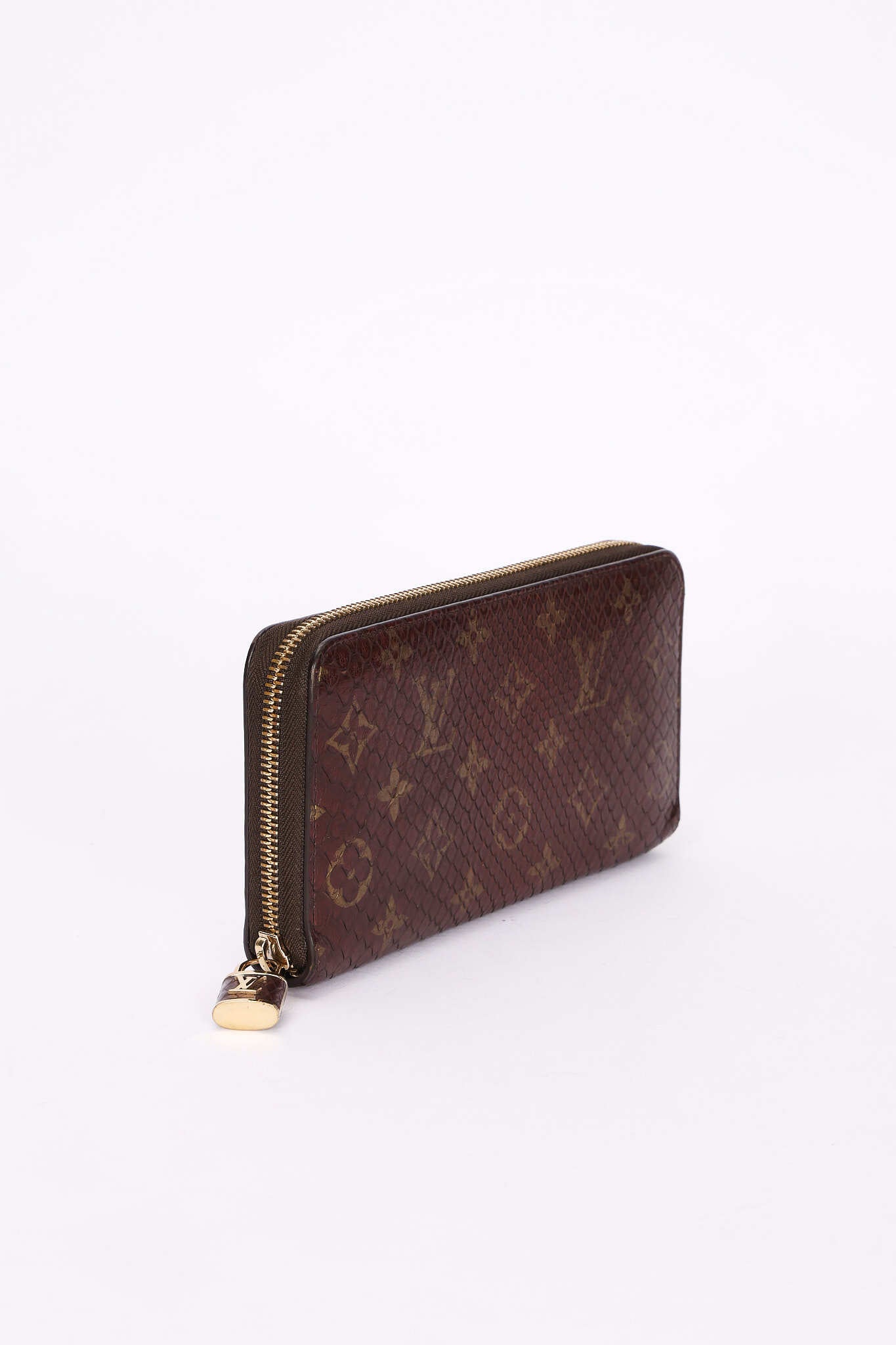 Louis Vuitton Monogram Watersnake Zippy Long Wallet
