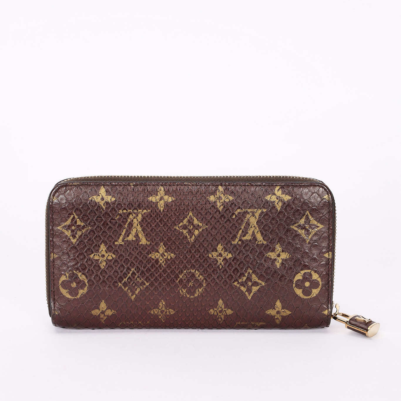 Louis Vuitton Monogram Watersnake Zippy Long Wallet