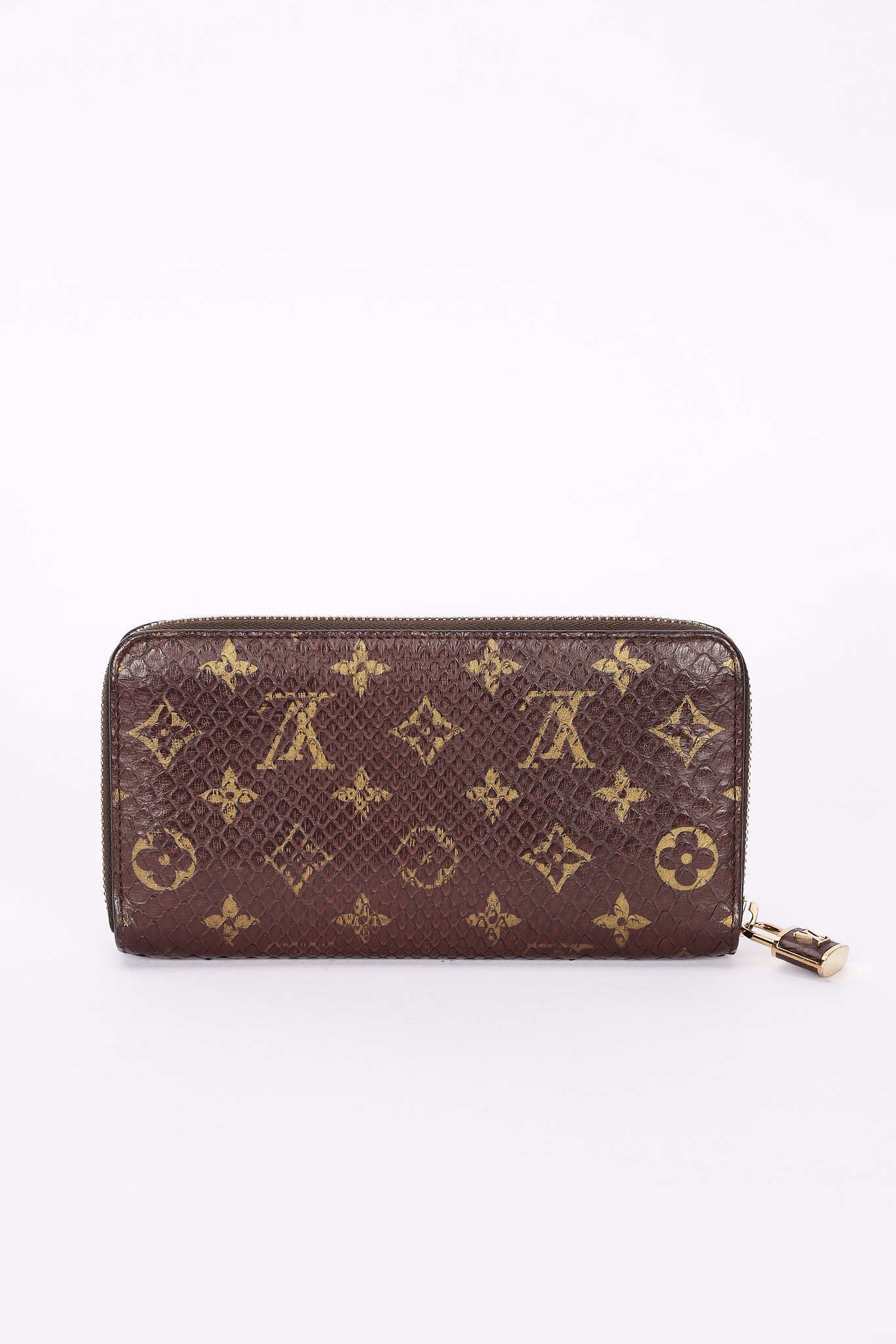 Louis Vuitton Monogram Watersnake Zippy Long Wallet