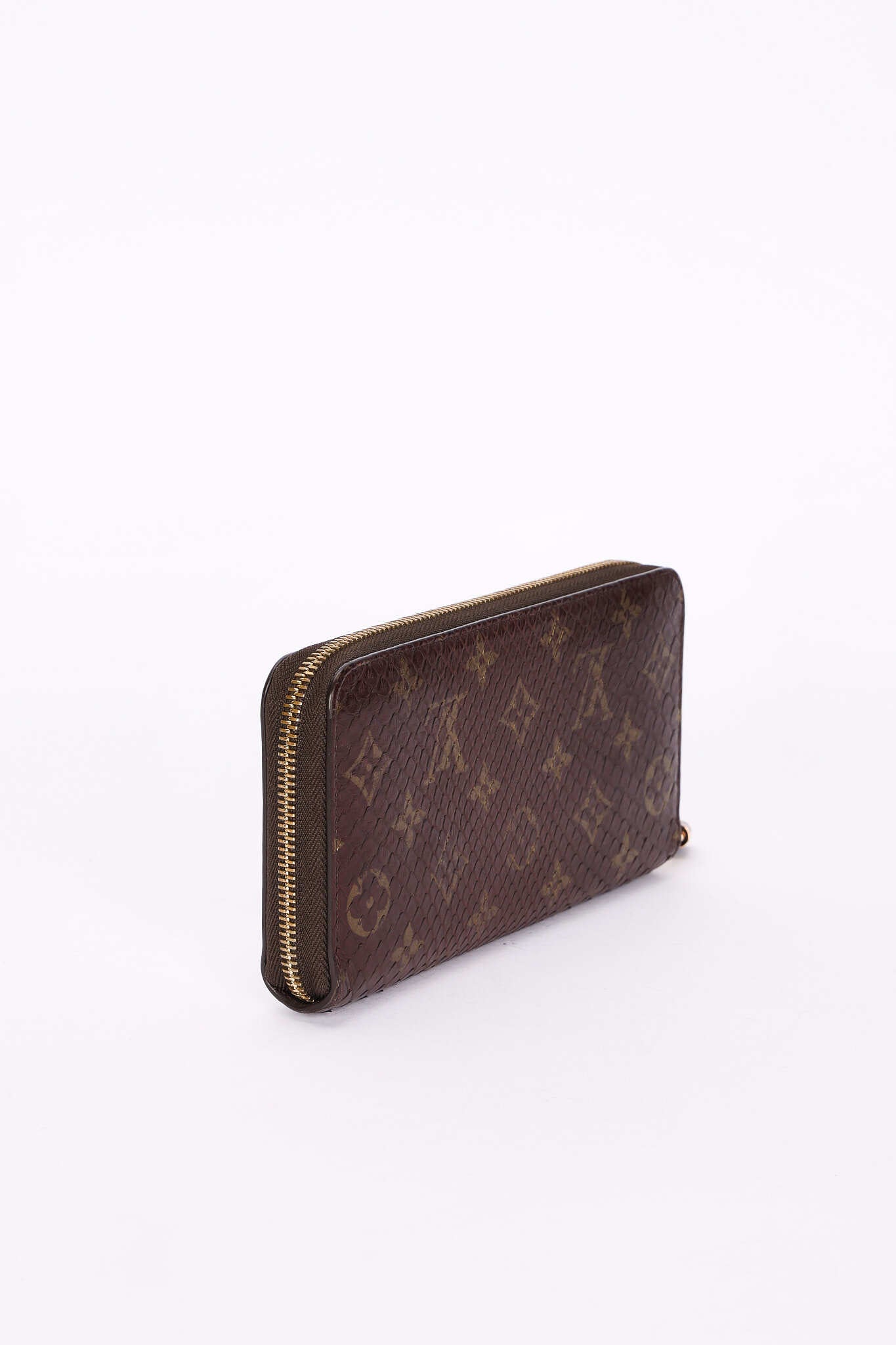 Louis Vuitton Monogram Watersnake Zippy Long Wallet