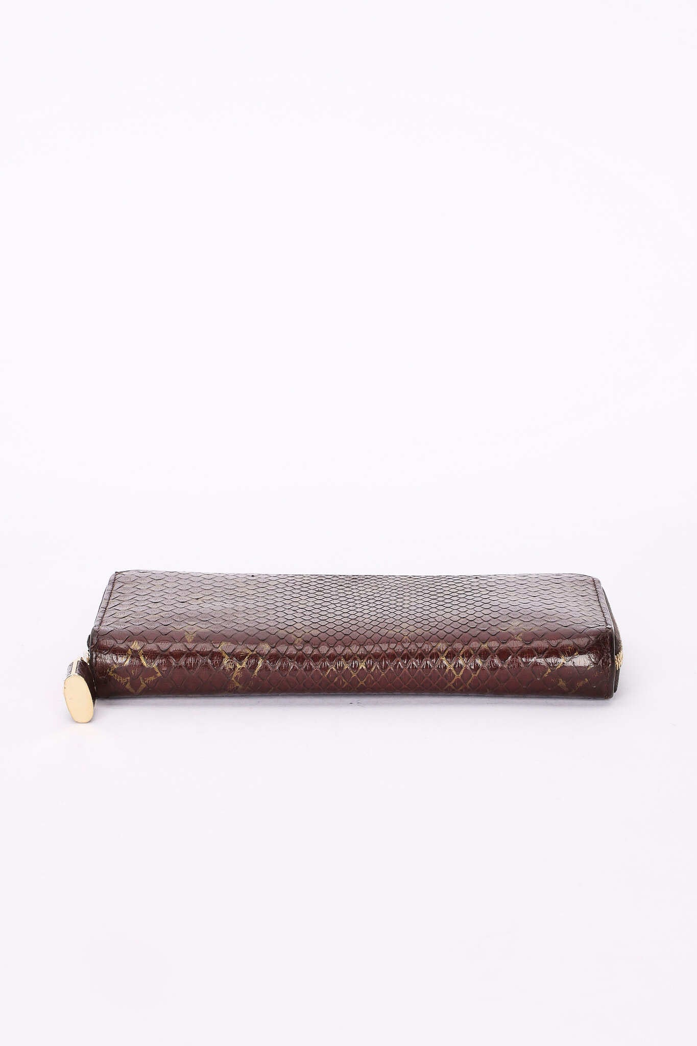 Louis Vuitton Monogram Watersnake Zippy Long Wallet