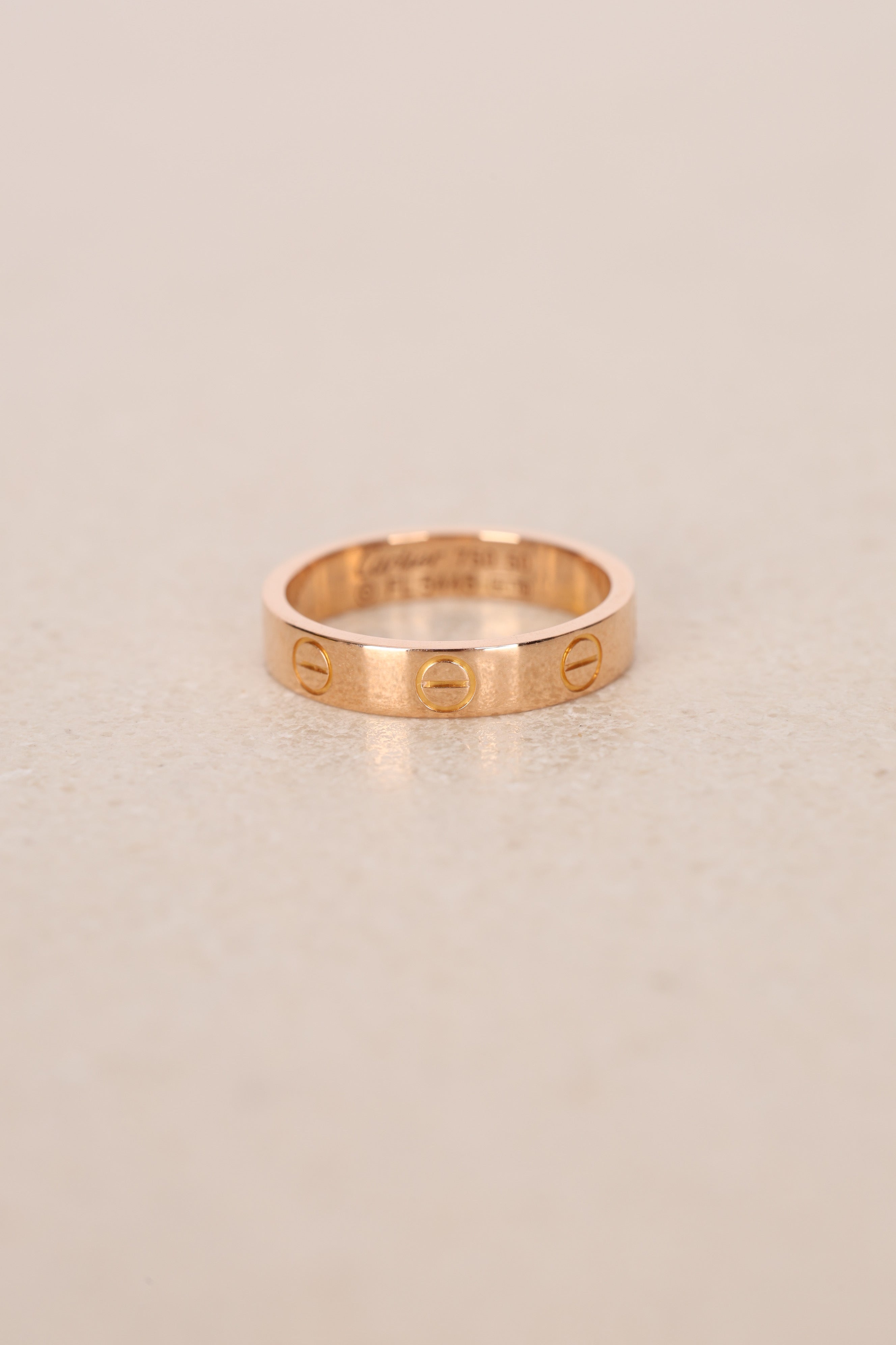 Cartier Rose Gold Love Ring