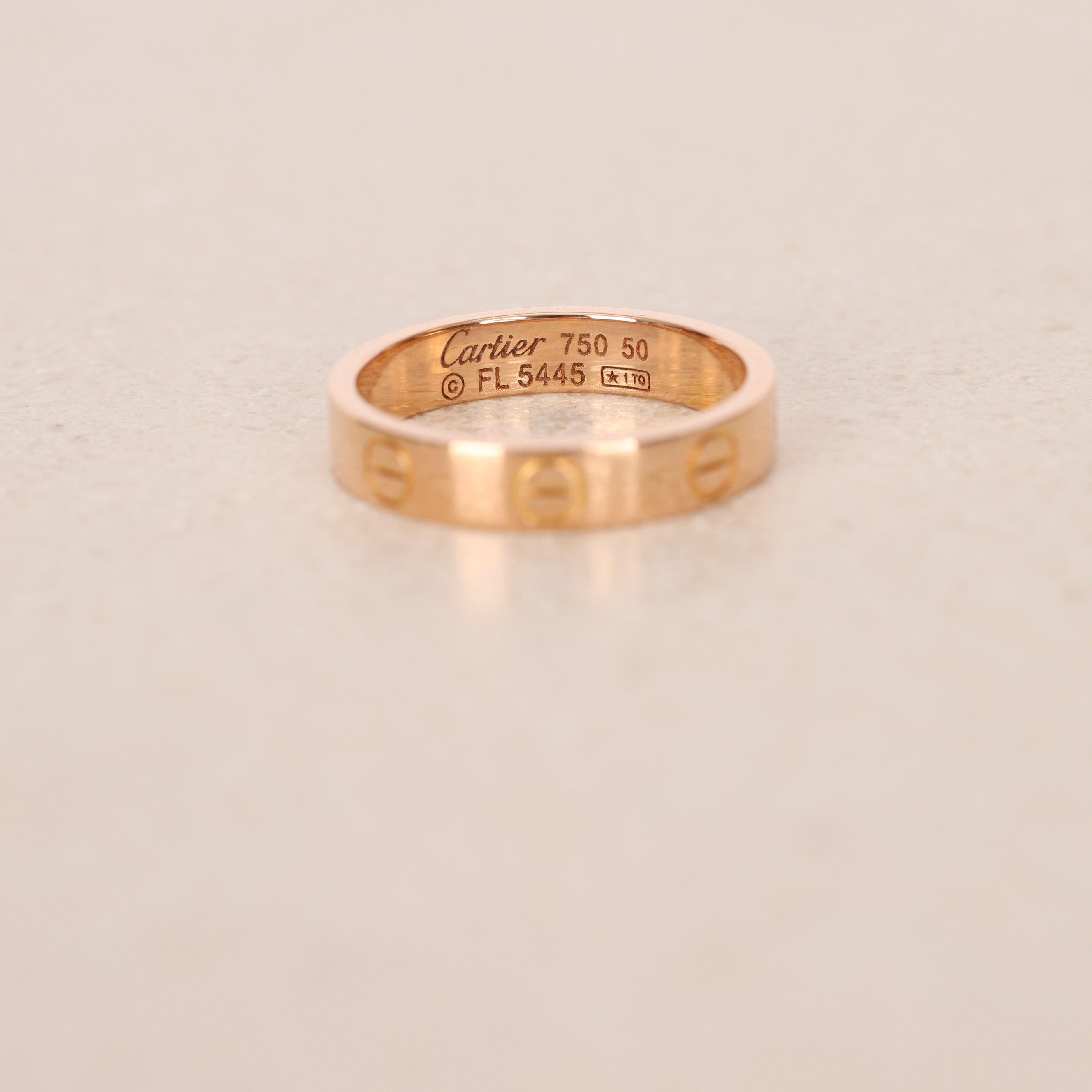 Cartier Rose Gold Love Ring