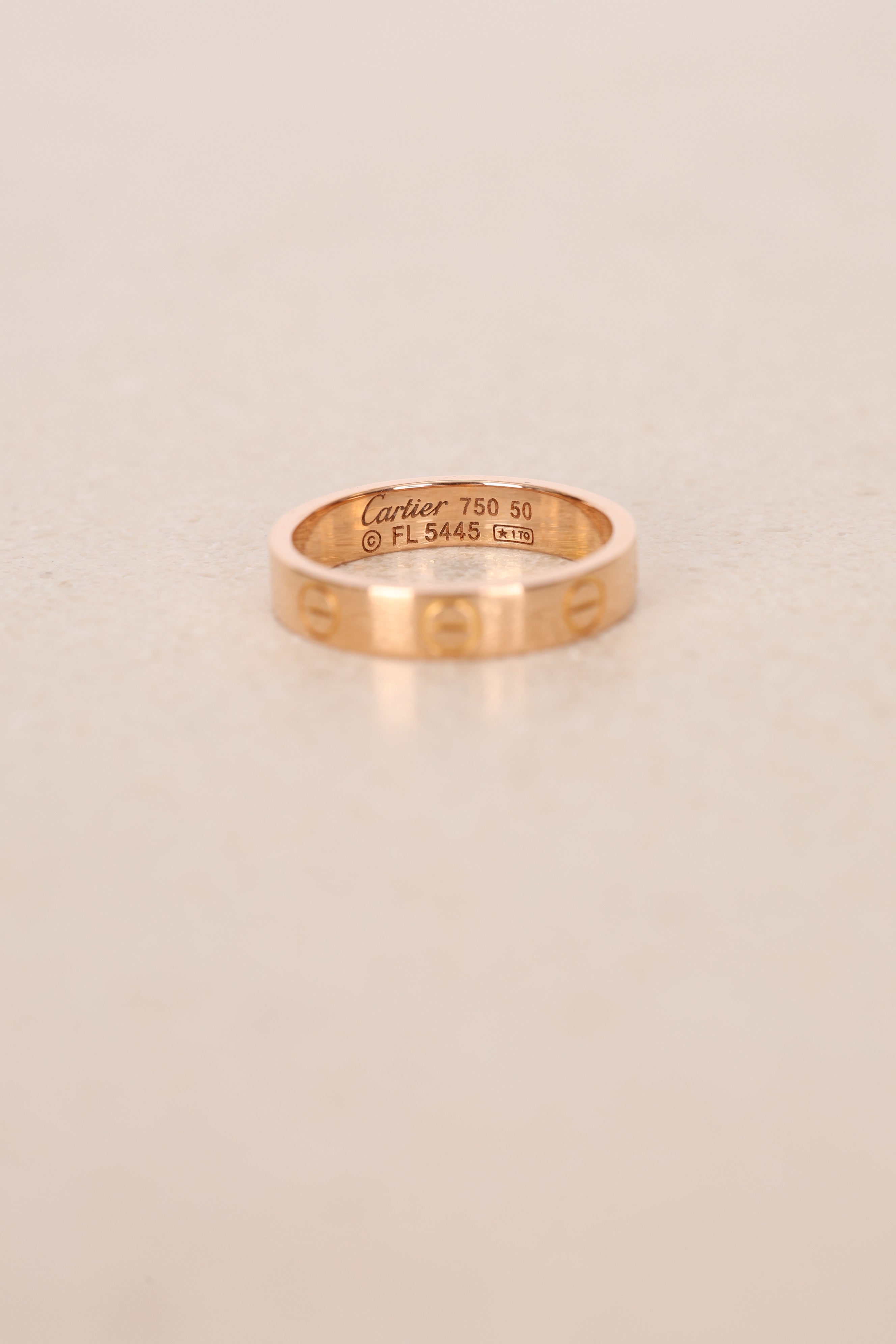 Cartier Rose Gold Love Ring