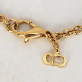 Dior Logo Crystal Necklace