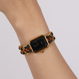 Chanel 1987 Gold Chainlink Premiere Watch