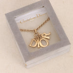 Dior Gold Logo Necklace