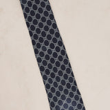 Gucci Monogram Navy Silk Tie