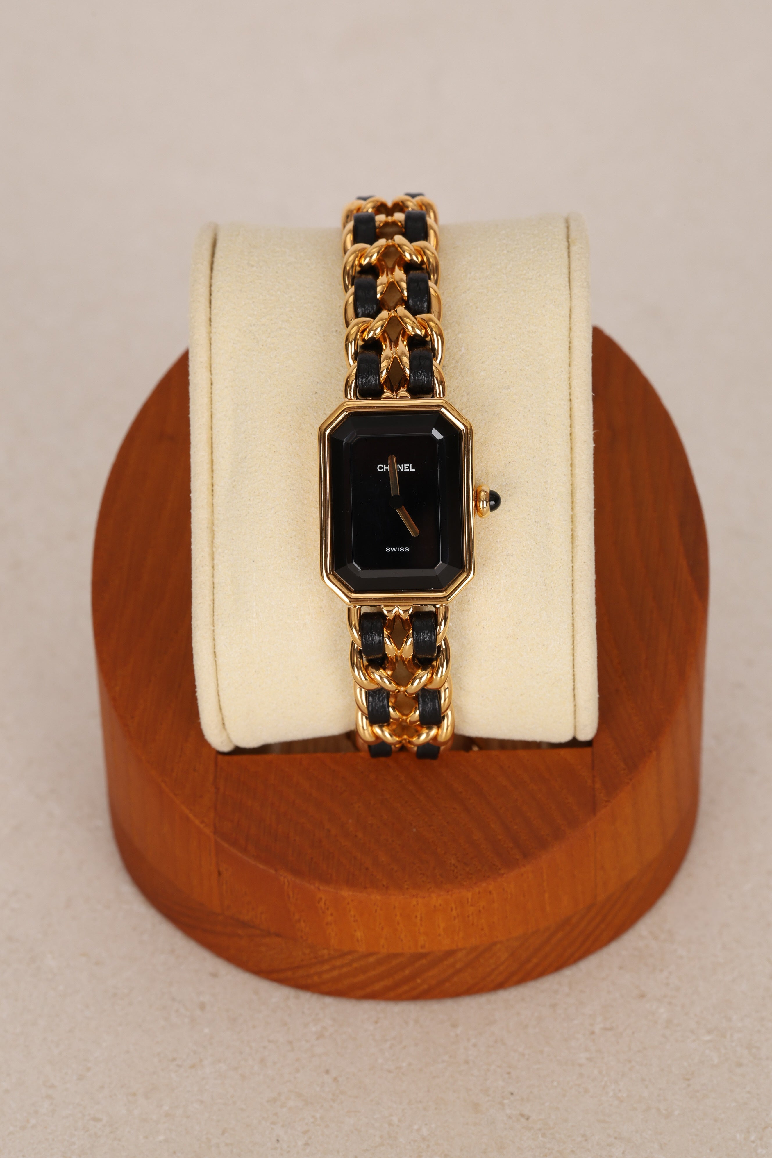 Chanel Gold Premiere Black Watch