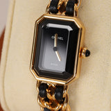 Chanel Gold Premiere Black Watch