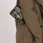 Limited Edition Chanel Paris-New York Croc Embossed Graffiti Reissue Wallet on Chain 2019 AGHW (DONE)
