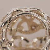 Hermès SIlver Chaine D'Ancre Enchaine TGM Ring, Size US 4.5 - Drop 12