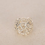 Hermès SIlver Chaine D'Ancre Enchaine TGM Ring