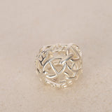 Hermès SIlver Chaine D'Ancre Enchaine TGM Ring