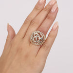Hermès SIlver Chaine D'Ancre Enchaine TGM Ring