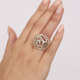 Hermès SIlver Chaine D'Ancre Enchaine TGM Ring