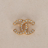 Chanel Gold Diamond CC Brooch - Drop 7 (Copy)