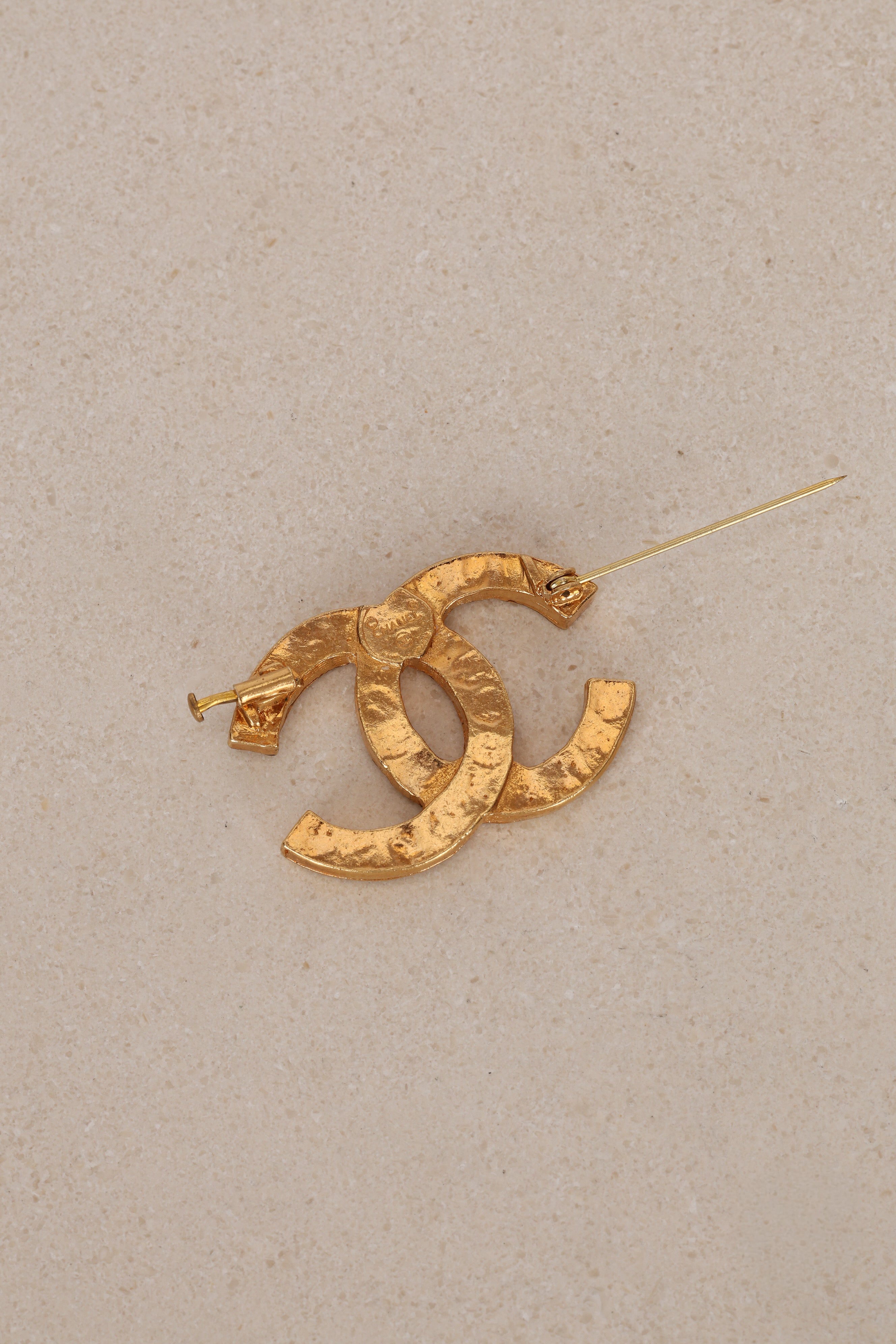Chanel Gold Diamond CC Brooch - Drop 7 (Copy)