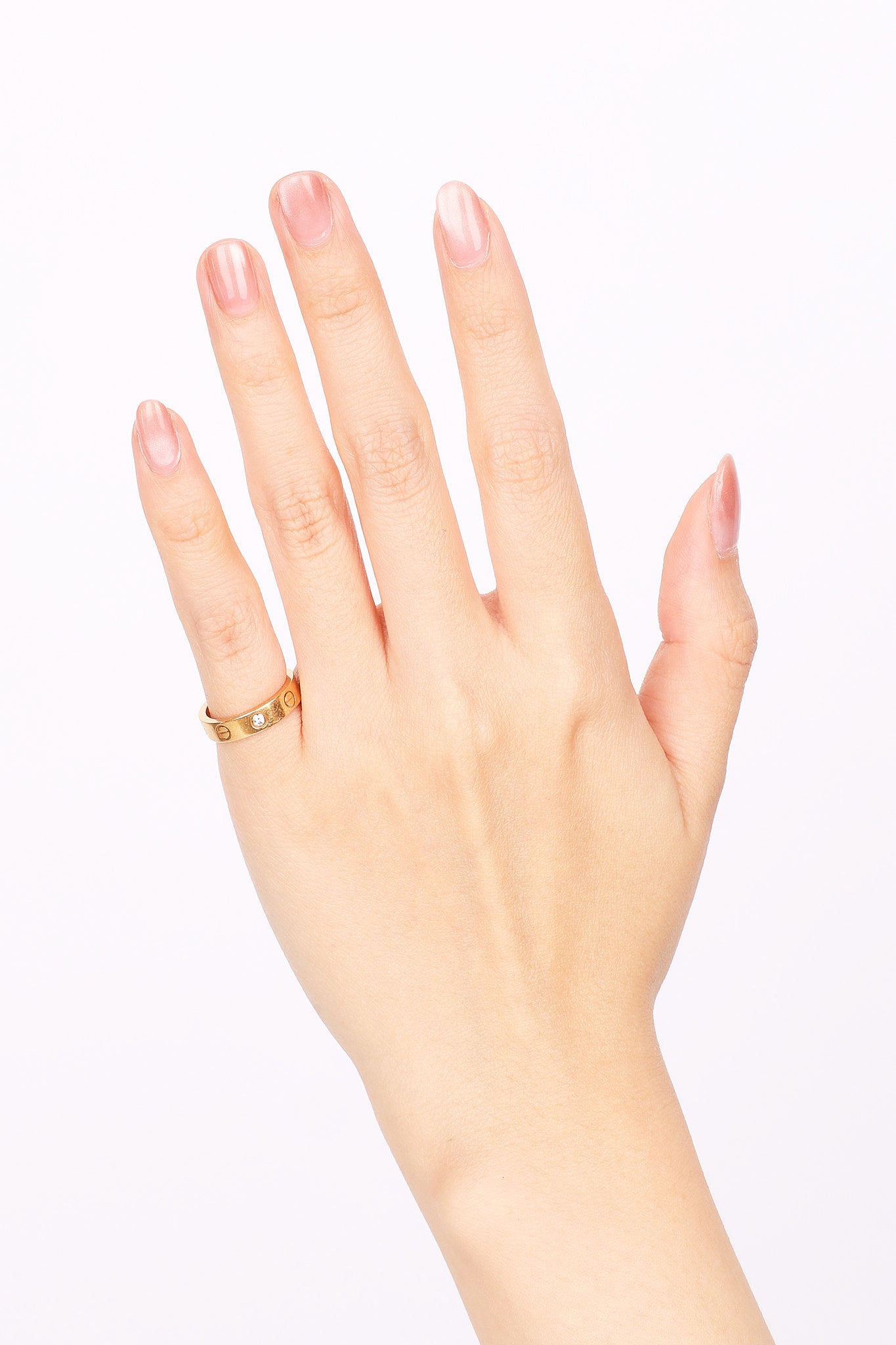 Cartier Yellow Gold and Diamond Love Ring