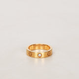 Cartier Yellow Gold and Diamond Love Ring