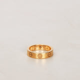 Cartier Yellow Gold and Diamond Love Ring